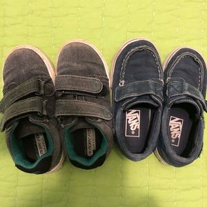 Shoe Lot Toddler Boy ( Vans & Skechers) 8.5. & 9